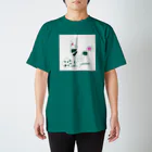 niNjiNのyaseru スタンダードTシャツ