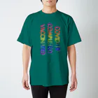 でおきしりぼ子の実験室のCOVID-19_ワクチン完全接種済(縦) Regular Fit T-Shirt