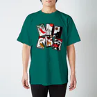 くいなの母の沖縄花札6枚 スタンダードTシャツ