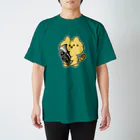  ふじねこ屋のユーフォニアムねこ（銀） Regular Fit T-Shirt