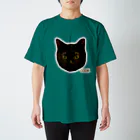 猫カフェ ぶぅたんグッズショップの絵文字ククちゃん スタンダードTシャツ