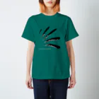 ハネクラシのヤマゲラノハネアツメ　　濃い色のTシャツ用 スタンダードTシャツ