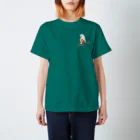 HAKO-BUNE 2ndのつるまいカホンＴ(白ロゴ ワンポイント) Regular Fit T-Shirt