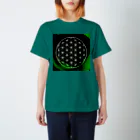 紫園+sion+(麗舞+reybu+)の💚♾麻の葉♾模様💚 スタンダードTシャツ