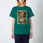 工房斑狼の狼犬ロックフォト スタンダードTシャツ