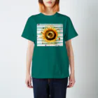 cocoyumi8の太陽みたいなひまわり スタンダードTシャツ