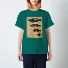 ななめやの魚類画帳 Regular Fit T-Shirt