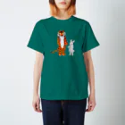 segasworksのトラちゃんとウサギちゃん Regular Fit T-Shirt