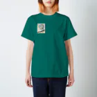 fude-egakiの飄々ウサギ　本を読む スタンダードTシャツ