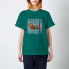 Lichtmuhleのガーベラブーケとデグーのイラスト Regular Fit T-Shirt