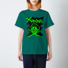 Ａ’ｚｗｏｒｋＳのRAKUGAKIXBONE GRNonBLK Regular Fit T-Shirt