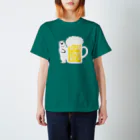 ワカボンドのシロクマさんとビールジョッキ Regular Fit T-Shirt