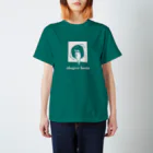 アカゲラブックスのアカゲラ君　白 スタンダードTシャツ