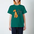 Cute mascot dogsのAiredale Terrier No Thank You Regular Fit T-Shirt