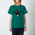 SHIROFUNE_mooooのBIG LOVE 黒鹿毛 Regular Fit T-Shirt