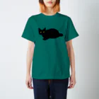 喫茶こぐまやのドヤ顔黒猫 Regular Fit T-Shirt