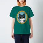サバ白雑種猫のなめこちゃん屋のなめこちゃん（肖像画） Regular Fit T-Shirt