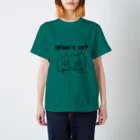 雪chanねるの@ginkuro_mam【What's up?】 Regular Fit T-Shirt