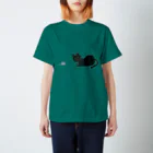 キッチン くろねこの狙ってる スタンダードTシャツ