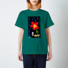 ちびがっつ！のはなde雨宿りガッツ スタンダードTシャツ