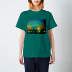 ふぃろのHW&Fと夜景写真のLIGHT LEAKS加工 スタンダードTシャツ