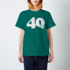 シンプルロゴtシャツbyアンディの40℃シンプルロゴtシャツ（白文字） Regular Fit T-Shirt