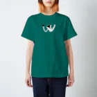 たはらともみのアルファベットどうぶつ　W　シロテナガザル Regular Fit T-Shirt