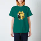  ふじねこ屋のユーフォニアムねこ（銀） Regular Fit T-Shirt