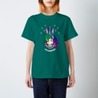 7IRO GLAMOUROUSのノエル・デストロイ・クラッシャーTシャツ☆白文字 Regular Fit T-Shirt