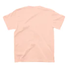いきものだもののピンクのカニさん Regular Fit T-Shirtの裏面