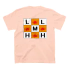 リコリス・曼珠沙華・ヒガンバナのL.M.H Club スタンダードTシャツの裏面