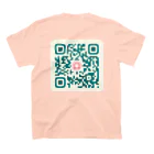 おさげのたいようのおさげのたいよう宣伝Tシャツ「後ろがQR」 スタンダードTシャツの裏面