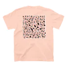 アニマル四字熟語のI LOVE CAT's　(PINK) 猫だらけ！最高にキュートな猫パラダイス！ スタンダードTシャツの裏面