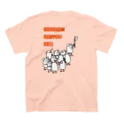 GOODS ME STUDIOのセッションお誘いTシャツ　ボルダリング スタンダードTシャツの裏面