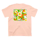 ✨🌈✨ユラクラカン🇯🇵 ✨🌈✨の🍙OMSB🌅🌸🍙桜結び 🌅 スタンダードTシャツの裏面