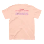 Mona♡ChirolのWorld of Love＆Peace＆SmileーPink Vol.②ー Regular Fit T-Shirtの裏面