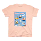 Quatre Illustrationのネコがのってみた♬ 01 スタンダードTシャツ