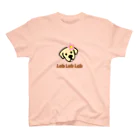 Lab Lab Lab ♡きゅん♡なラブラドールのフラワーラブリー♡イエローラブ Regular Fit T-Shirt