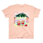 Berry & Pursers®︎ の♪   《Happy🍉Glamping》 Regular Fit T-Shirt