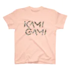 KAMI-GAMI from NTPの『KAMI-GAMI』typography カモフラ Regular Fit T-Shirt