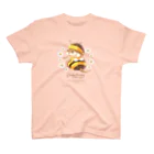 カワウソとフルーツのBaby Otters Honey（文字茶色） Regular Fit T-Shirt