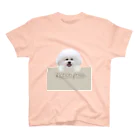 hummingbirdのビションフリーゼ　bichon frise  スタンダードTシャツ