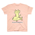 モスクワノマンボウのさかにゃ(イエロー) スタンダードTシャツ