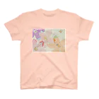 アトリエ・猫のHitaiの桜犬（さくらいぬ） スタンダードTシャツ