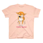 Atelier-Queueの笑う柴犬 スタンダードTシャツ