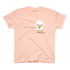 17ささぱんのハッピーインコ それでは歌います♪ スタンダードTシャツ