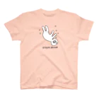 オトニシズム ショップ SUZURI 店のオトニシズム　ゆるゆる（shiroiro） Regular Fit T-Shirt