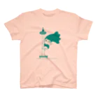 ERIKA RELAXのポールダンスリラ子ちゃん（緑） スタンダードTシャツ