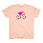 のりものドット絵Tシャツのride!!（ピンク） Regular Fit T-Shirt