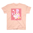 柔術やノーギTシャツのお店の女の子と意識高い系のウサギさん Regular Fit T-Shirt